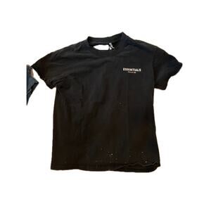 Essentials Fear of God Black T-Shirt Mens M